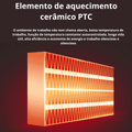 EcoHeat 500 - Mini Aquecedor de ambiente - Oult Free