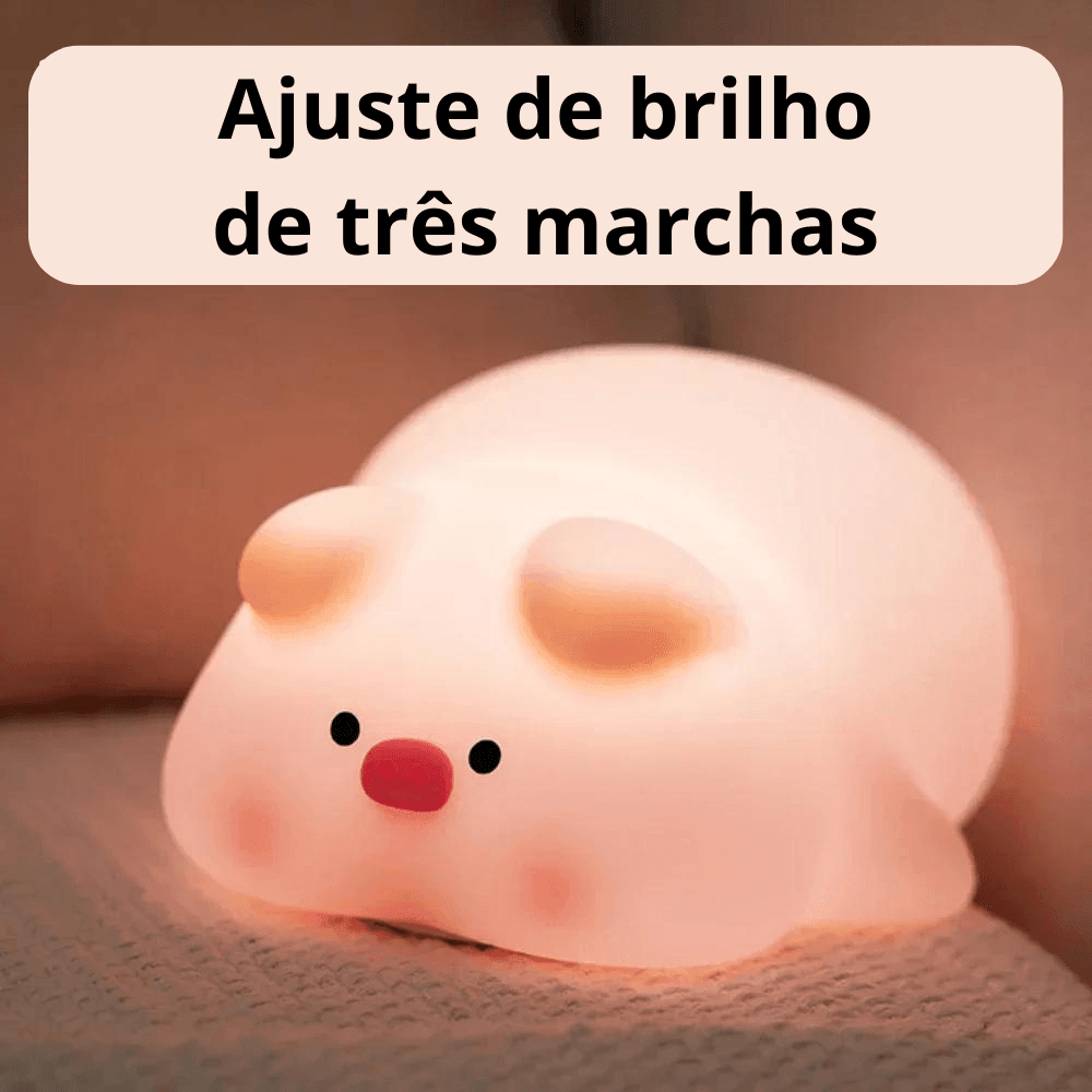 Porquinho - Lanterna noturna - Oult Free
