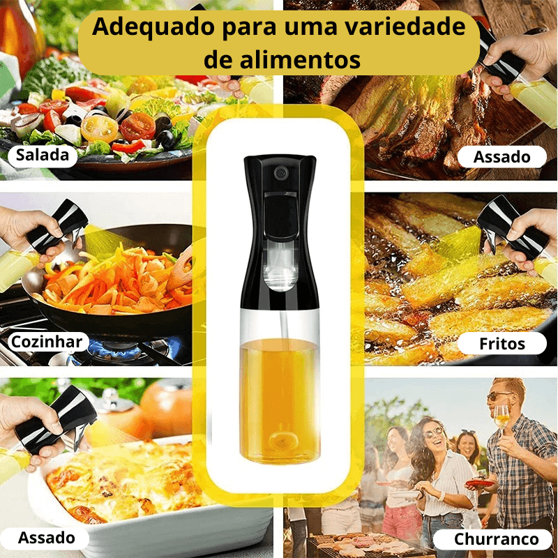 Spray de Óleo para Cozinha – Precisão, Economia e Sabor na Medida Certa - Oult Free