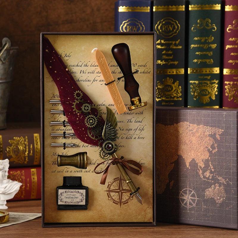 Kit Medieval de Escrita e Selagem - Oult Free