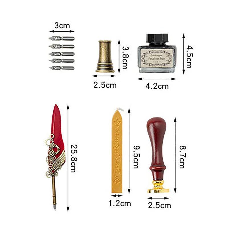 Kit Medieval de Escrita e Selagem - Oult Free
