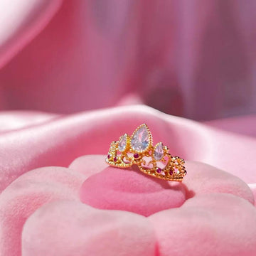 ✨ Anel de Coroa da Rapunzel - Encanto de Princesa ✨ - Oult Free